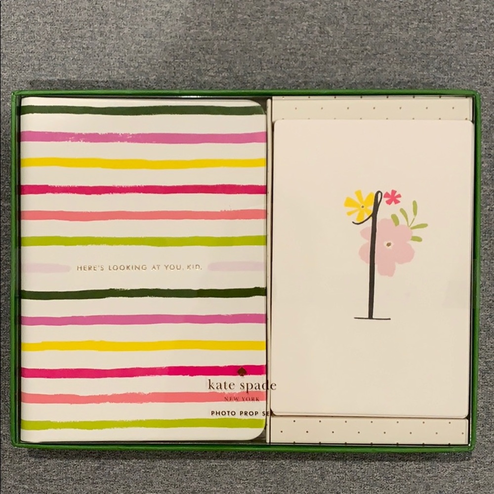 NWT Kate Spade Baby Girl Monthly Prop Set